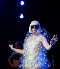 Replica Lady Gaga Bubble Dress by Renee Nicole Gray Replica Lady Gaga Bubble Dress by Renee Nicole Gray