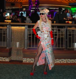 Playing Card Casino outfit by Renee Nicole Gray