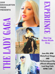 Binghamton Pride Poster Lady Gaga Impersonator Renee Nicole Gray Binghamton Pride Poster Lady Gaga Impersonator Renee Nicole Gray